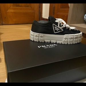 Prada lug-sole platform sneakers